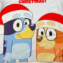Load image into Gallery viewer, Unisex Bluey, Christmas pyjama tee / top, FUC, size 3,  