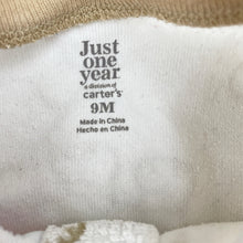 Load image into Gallery viewer, Boys Carters, terry coverall / romper, FUC, size 0,  