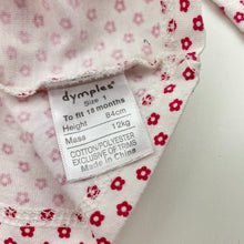 Load image into Gallery viewer, Girls Dymples, floral long sleeve top, FUC, size 1,  