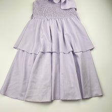 Load image into Gallery viewer, Girls Donna Belle, lightweight asymmetrical dress, FUC, size 12, L: 75cm