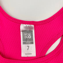 Load image into Gallery viewer, Girls Active &amp; Co, sports / activewear top, GUC, size 7,  
