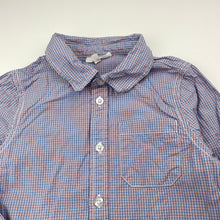 Load image into Gallery viewer, Boys Seed, checked lightweight cotton long sleeve shirt, FUC, size 5-6,  