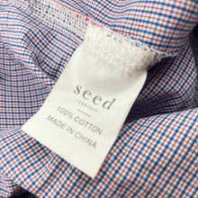 Load image into Gallery viewer, Boys Seed, checked lightweight cotton long sleeve shirt, FUC, size 5-6,  
