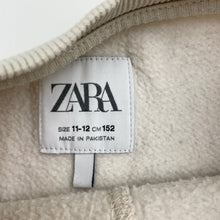 Load image into Gallery viewer, Girls Zara, fleece lined sweater / jumper, marks right sleeve, FUC, size 11-12,  