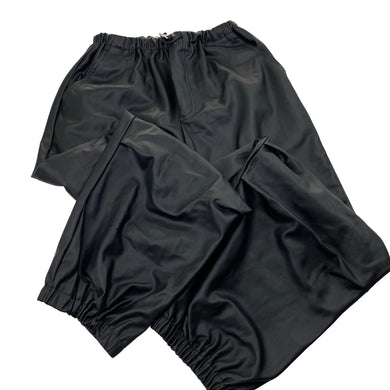 Girls Zara, PU Coated cropped faux leather pants, elaticated, Inside leg: 56cm, EUC, size 13-14,  