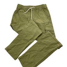 Load image into Gallery viewer, Boys Tilt, khaki stretch cotton cargo pants, elasticated, Inside leg: 67cm, EUC, size 12,  