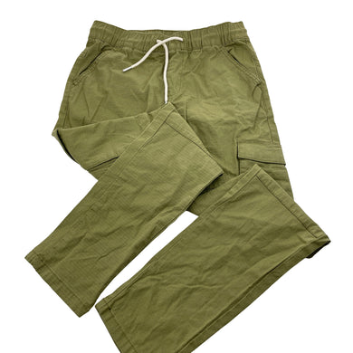 Boys Tilt, khaki stretch cotton cargo pants, elasticated, Inside leg: 67cm, EUC, size 12,  