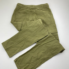 Load image into Gallery viewer, Boys Tilt, khaki stretch cotton cargo pants, elasticated, Inside leg: 67cm, EUC, size 12,  