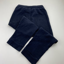 Load image into Gallery viewer, Boys Target, navy fleece lined track pants, Inside leg: 47cm, GUC, size 5,  