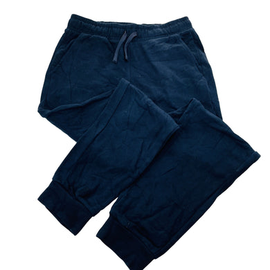 Boys Target, navy fleece lined track pants, elasticated, Inside leg: 65cm, EUC, size 14,  
