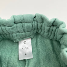 Load image into Gallery viewer, Girls Target, fleece lined track pants, Inside leg: 38cm, FUC, size 4,  