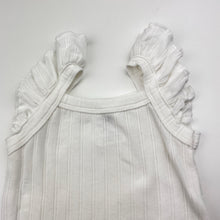 Load image into Gallery viewer, Girls Baby Berry, ribbed stretchy summer romper, EUC, size 0000,  