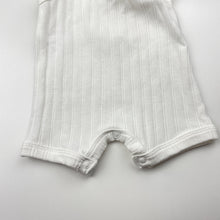 Load image into Gallery viewer, Girls Baby Berry, ribbed stretchy summer romper, EUC, size 0000,  
