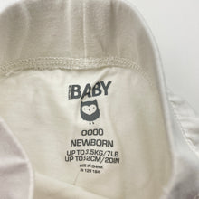 Load image into Gallery viewer, Unisex Cotton On, white stretchy leggings / bottoms, EUC, size 0000,  