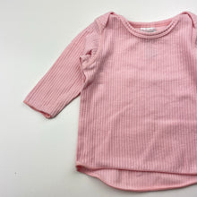 Load image into Gallery viewer, Girls Bonds, pink stretchy long sleeve top, EUC, size 0000,  