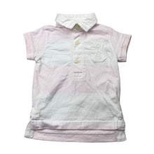 Load image into Gallery viewer, Girls GOCCO, cotton polo shirt top, GUC, size 00,  