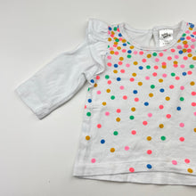 Load image into Gallery viewer, Girls Baby Berry, cotton long sleeve tee / top, EUC, size 000,  