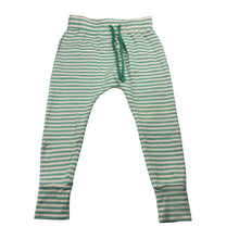 Load image into Gallery viewer, Unisex Olive and the Captain, striped casual pants / bottoms, marks front &amp; back right leg, FUC, size 3,  