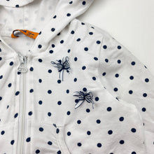 Load image into Gallery viewer, Girls Mayoral, stretchy zip up hooded top, GUC, size 12 months,  