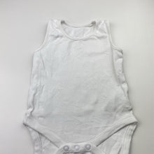 Load image into Gallery viewer, Unisex Next, white cotton singletsuit romper, EUC, size 0,  