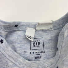 Load image into Gallery viewer, Unisex GAP, cotton bodysuit / romper, stars, GUC, size 00,  