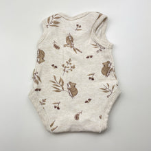 Load image into Gallery viewer, Unisex Anko, organic cotton bodysuit / romper, EUC, size 00000,  