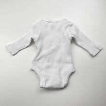 Load image into Gallery viewer, Unisex Baby Berry, ribbed stretchy bodysuit / romper, EUC, size 0000,  