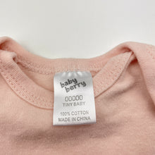 Load image into Gallery viewer, Girls Baby Berry, cotton bodysuit / romper, EUC, size 00000,  