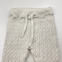 Load image into Gallery viewer, Unisex Dymples, cotton cable knit pants / bottoms, FUC, size 000,  