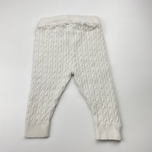Load image into Gallery viewer, Unisex Dymples, cotton cable knit pants / bottoms, FUC, size 000,  