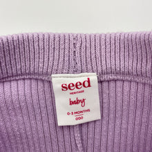 Load image into Gallery viewer, Girls Seed, ribbed cotton blend knit leggings, GUC, size 000,  