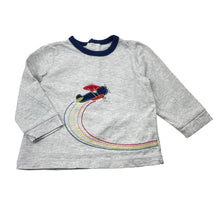 Load image into Gallery viewer, Boys Little Me, embroidered cotton long sleeve top, GUC, size 12 months,  