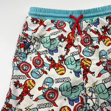 Load image into Gallery viewer, Boys Next, Marvel lined board shorts, elasticated, GUC, size 5-6,  