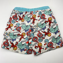 Load image into Gallery viewer, Boys Next, Marvel lined board shorts, elasticated, GUC, size 5-6,  