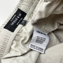 Load image into Gallery viewer, Boys Indie, lightweight cotton blend shorts, elasticated, FUC, size 14,  