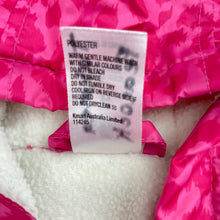 Load image into Gallery viewer, Girls H&amp;T, fleece lined spray jacket / coat, EUC, size 6,  