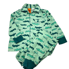 Load image into Gallery viewer, Boys Tilt, flannel cotton winter pyjamas, crocodiles, EUC, size 6,  