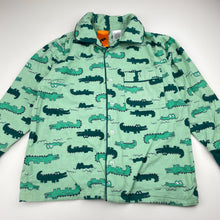 Load image into Gallery viewer, Boys Tilt, flannel cotton winter pyjamas, crocodiles, EUC, size 6,  