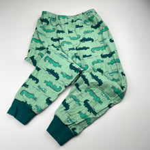 Load image into Gallery viewer, Boys Tilt, flannel cotton winter pyjamas, crocodiles, EUC, size 6,  