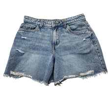 Load image into Gallery viewer, Girls Anko, distressed denim jean shorts, adjustable, GUC, size 12,  