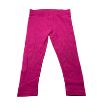 Load image into Gallery viewer, Girls Favourites, pink stretchy leggings, Inside leg: 29.5cm, GUC, size 2,  