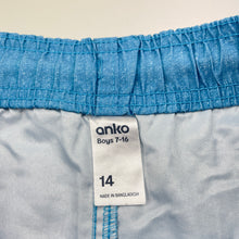 Load image into Gallery viewer, Boys Anko, lightweight board shorts, elasticated, EUC, size 14,  