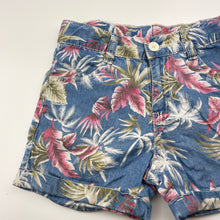 Load image into Gallery viewer, Girls Bossini, lightweight cotton shorts, adjustable, FUC, size 5,  