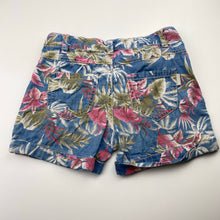 Load image into Gallery viewer, Girls Bossini, lightweight cotton shorts, adjustable, FUC, size 5,  