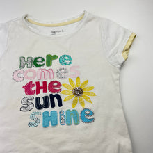 Load image into Gallery viewer, Girls GAP, embellished cotton tee / top, FUC, size 6-7,  