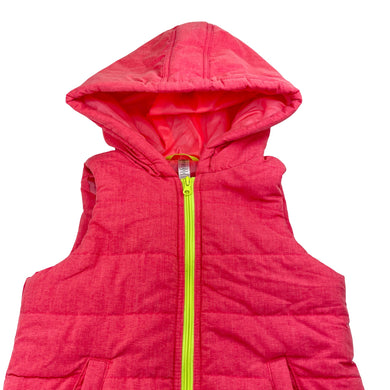 Girls 90 DEGREE by Reflex, hooded puffer vest, GUC, size 12,  