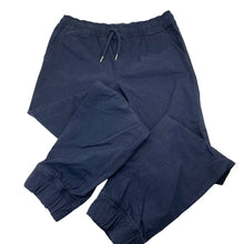 Load image into Gallery viewer, Boys Bauhaus, navy stretch cotton pants, elasticated, Inside leg: 66cm, EUC, size 14,  