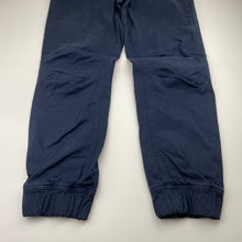 Load image into Gallery viewer, Boys Bauhaus, navy stretch cotton pants, elasticated, Inside leg: 66cm, EUC, size 14,  