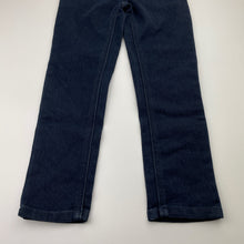Load image into Gallery viewer, Unisex Target, dark stretch denim jeans, adjustable, inside leg: 47cm, EUC, size 5,  
