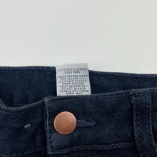 Load image into Gallery viewer, Unisex Target, dark stretch denim jeans, adjustable, inside leg: 47cm, EUC, size 5,  